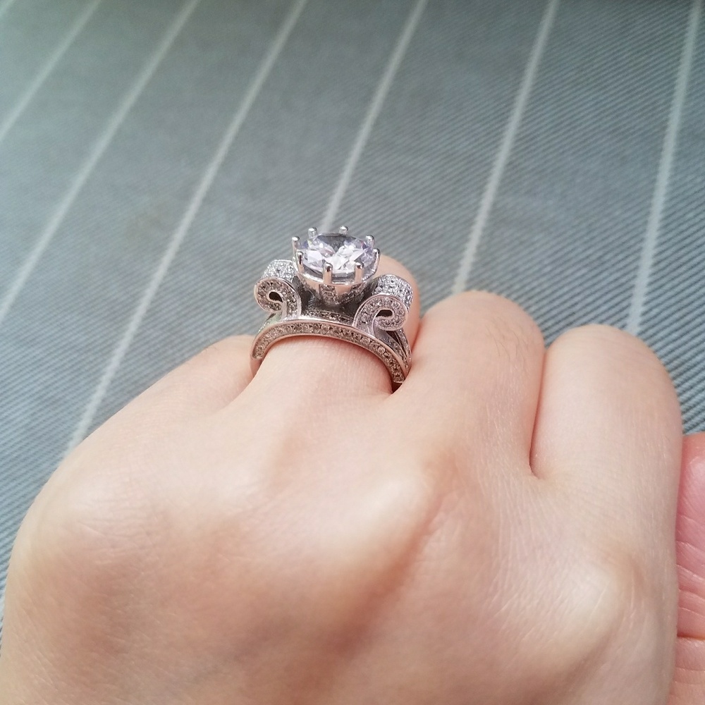 Sale❗ Last 1 Vintage Luxury 3ct Diamond Ring