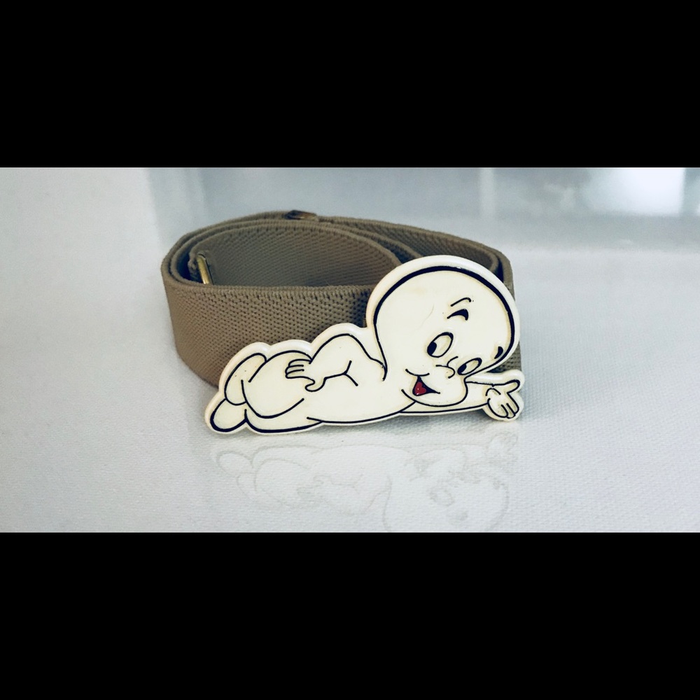 Vintage 80s “Casper the Ghost” Nude Belt
