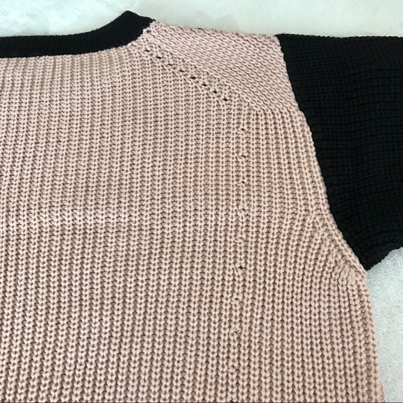 Topshop Contrast Back Sweater - Picture 3 of 8
