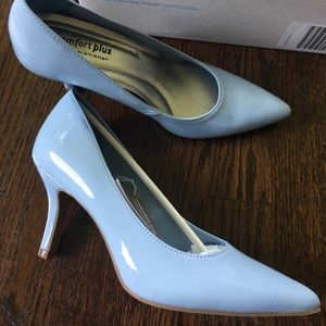 Brand new never worn powder blue pumps