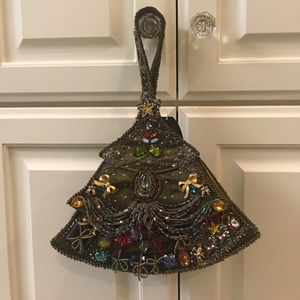 Mary Frances Christmas Tree Handbag