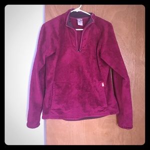 North face 1/4 zip fleece
