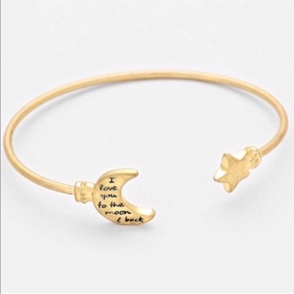 ONE LEFT! I Love You Moon & Back Bracelet - Picture 1 of 2