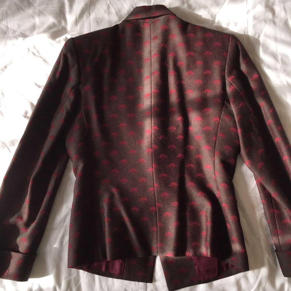 Albert Nipon Patterned Wool Jacket/Lined - image 8