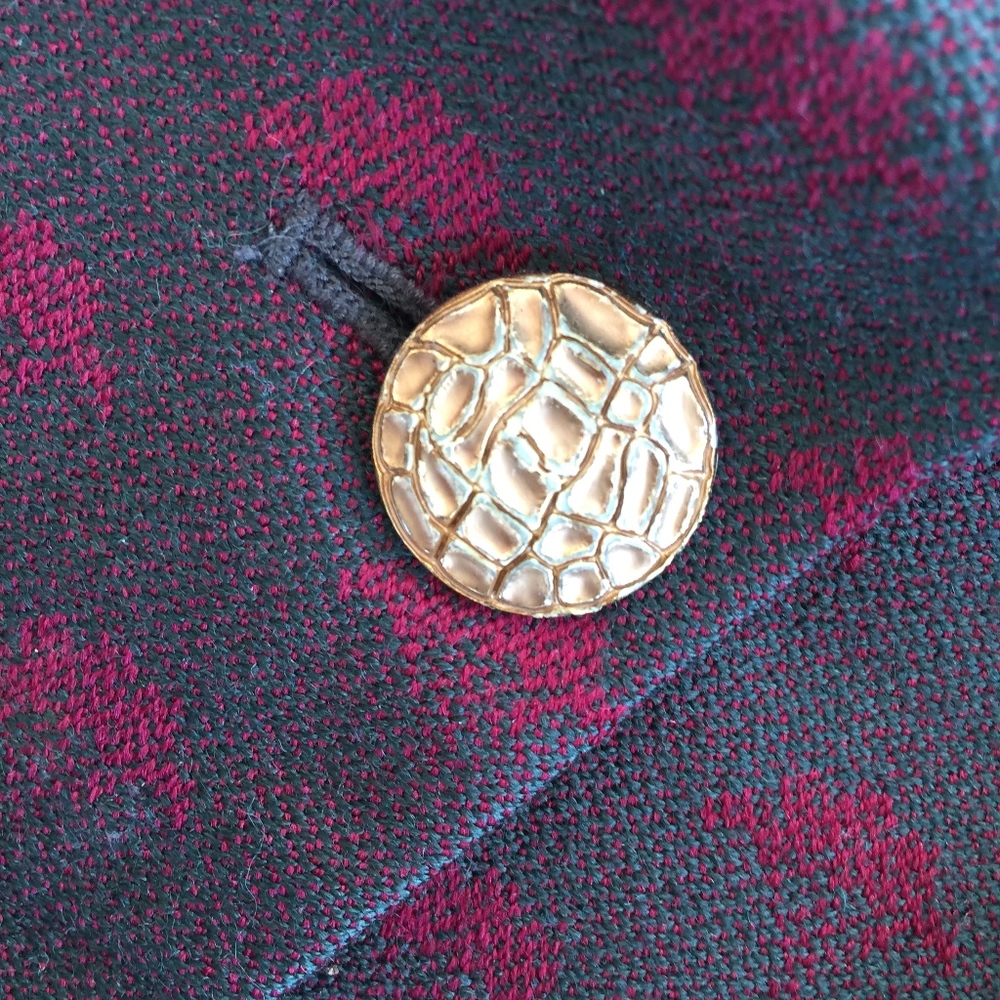 Albert Nipon Patterned Wool Jacket/Lined - image 2