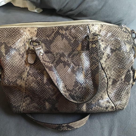 Michael Kors | Bags | Michael Kors Snake Skin Shoulder Bag | Poshmark