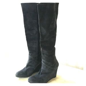 Suede Stuart Weitzman Wedge Boots