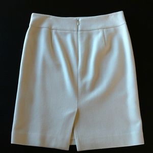 J Crew Factory winter white wool skirt