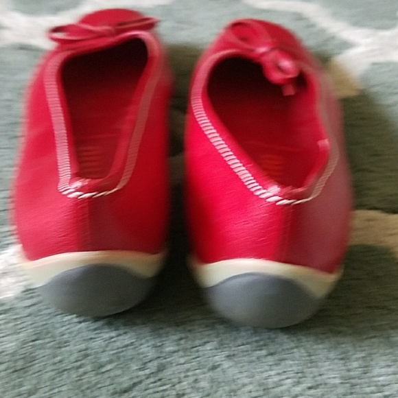 💋SOLD MIU MIU Red Leather Flats Sz 36 / 6 - Picture 5 of 5