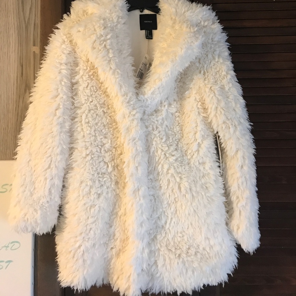 70s inspired shag rug like forever 21 jacket