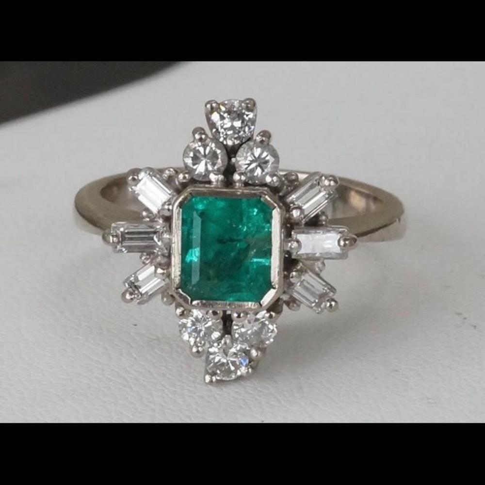 Antique Vintage Emerald Ring