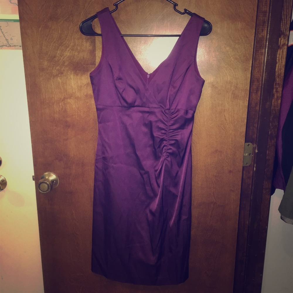 Purple bridesmaid dress