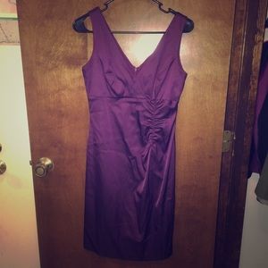 Purple bridesmaid dress