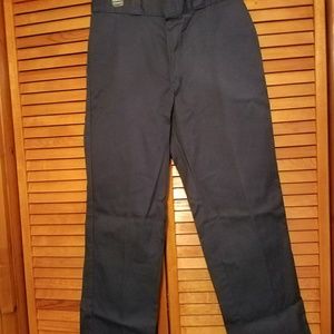 Men's Dickies navy workpants NWOT 34 x 32