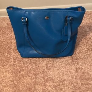 Blue shoulder bag from coach!