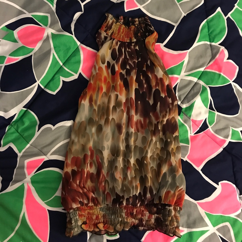 High neck dressy tank for under blazer/cardigan