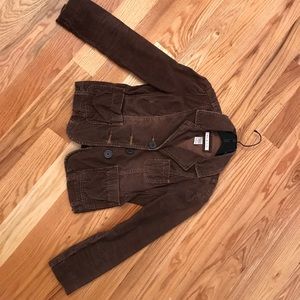 Abercrombie and Fitch chocolate corduroy jacket.