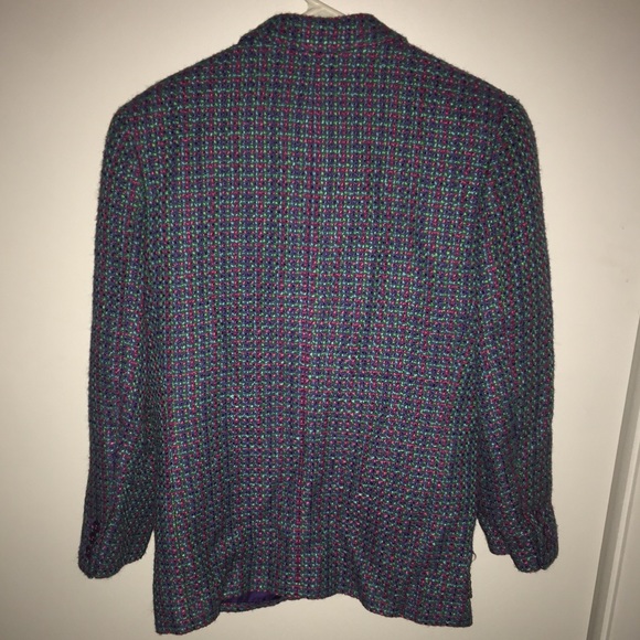 Vintage Liz Claiborne Multi-color Tweed petite 10 - Picture 2 of 8