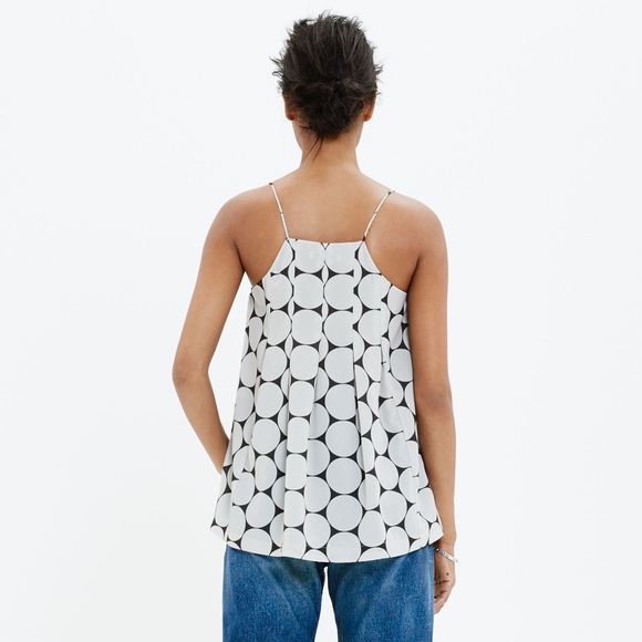 NWOT: Madewell Pleated Cami in Circledot - Picture 3 of 8