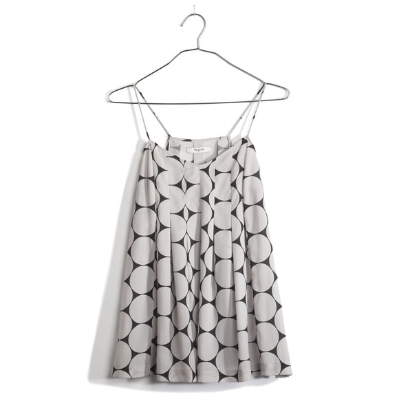 NWOT: Madewell Pleated Cami in Circledot - Picture 8 of 8