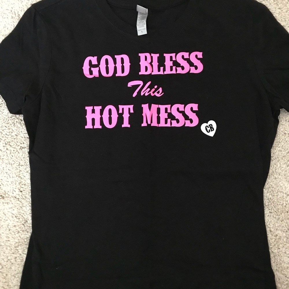 Black and pink shirt