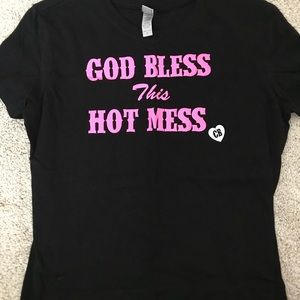 Black and pink shirt