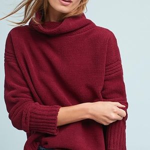 Chenille Mock Neck Pullover