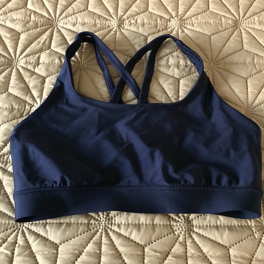 lululemon BLK Energy Bra *H2O size 6
