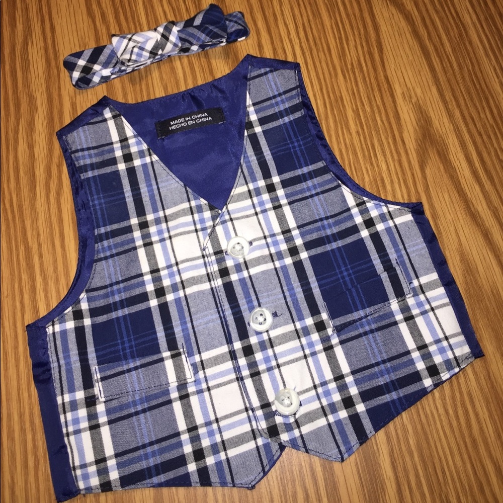 Vest & bow tie