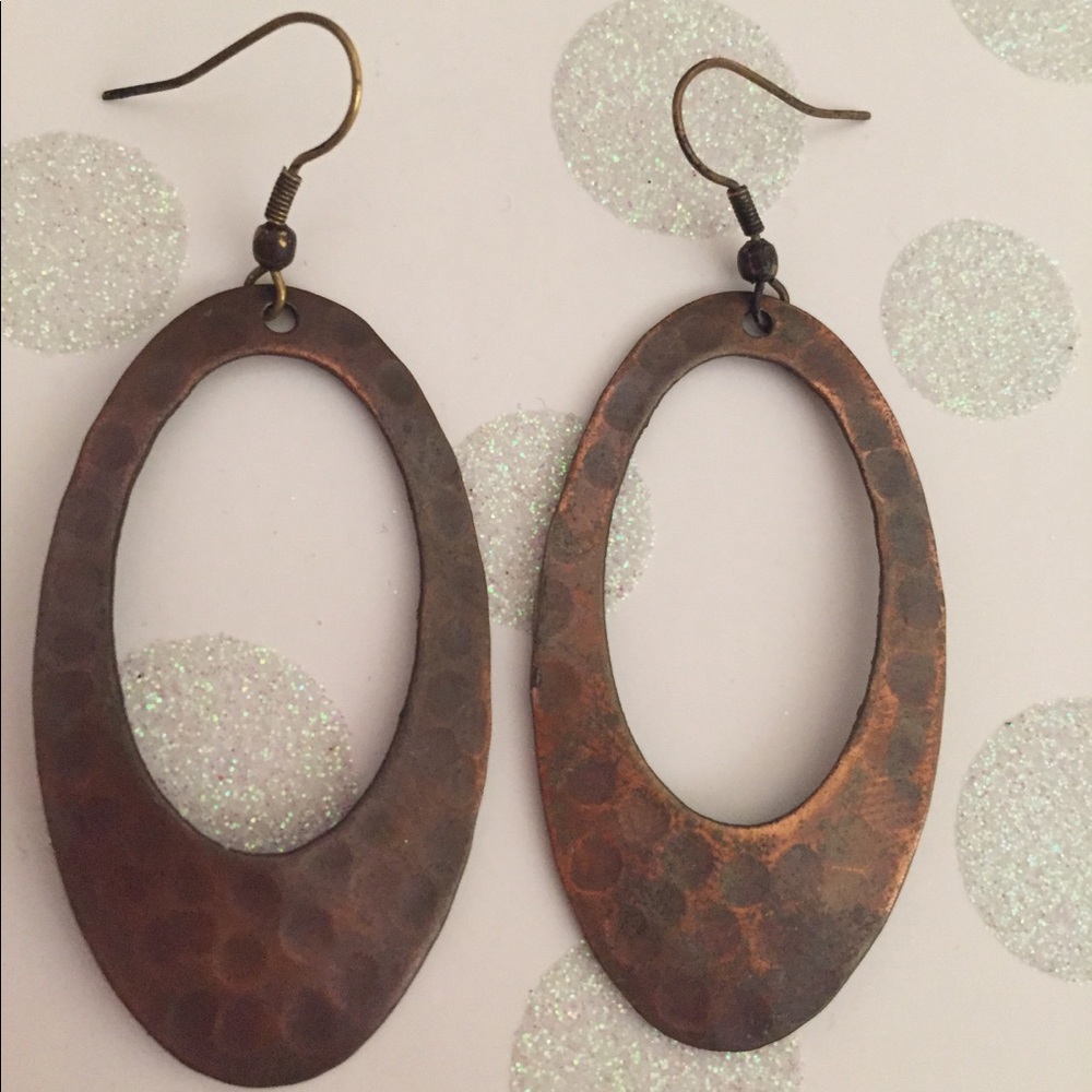 Bronze Hoop Earrings