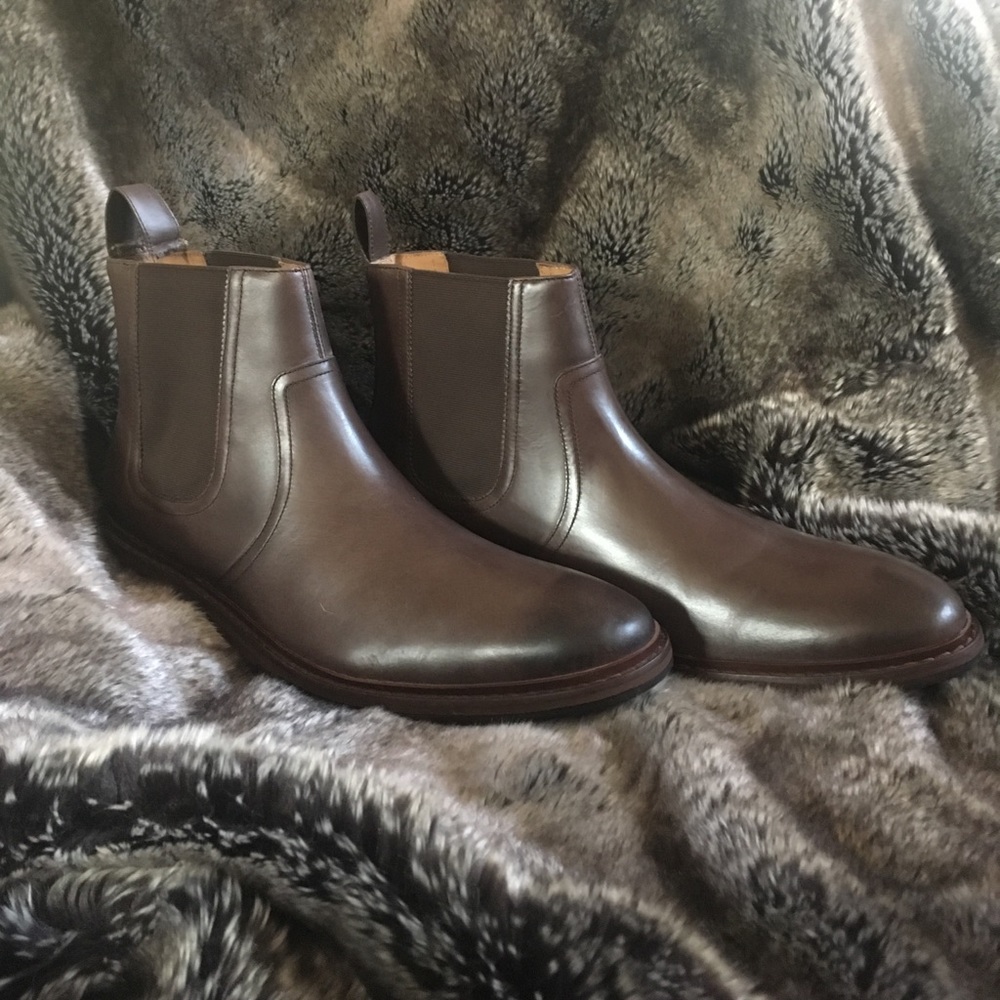 Cole Haan Brown Leather Williams Welt Chelsea Boot
