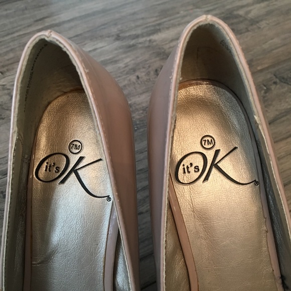 Nude platform heels size 7 - Picture 5 of 7