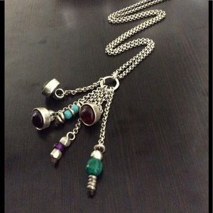 Uno De 50 Resin Multi Color Statement Necklace