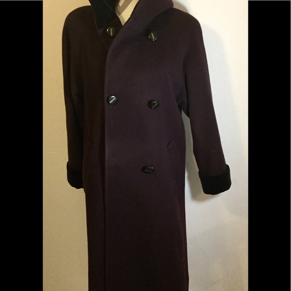 Purple Hooded Winter Coat 