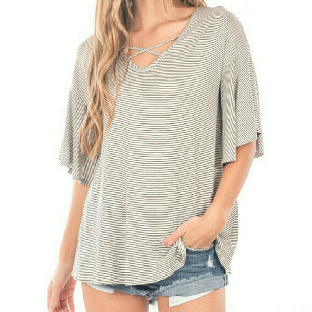 Cross Neck Top