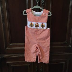 Smocked turkey longall