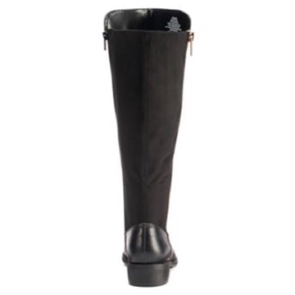 Lauren Conrad Black Knee-High Tall Riding Boots 6 - Picture 3 of 6