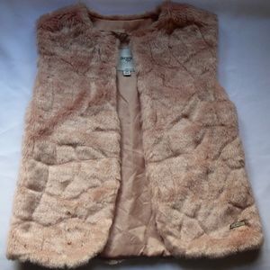 Pink Faux Fur Vest