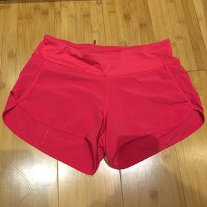 Lululemon speed shorts