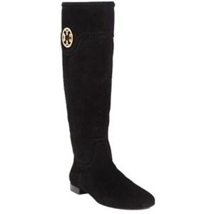 Tory Burch Selma tall boots - suede