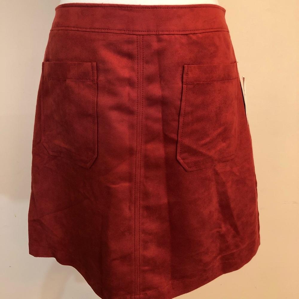 Sanctuary womens brooklyn brick L skirt