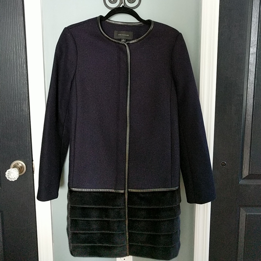 Ann Taylor Wool Blend Coat