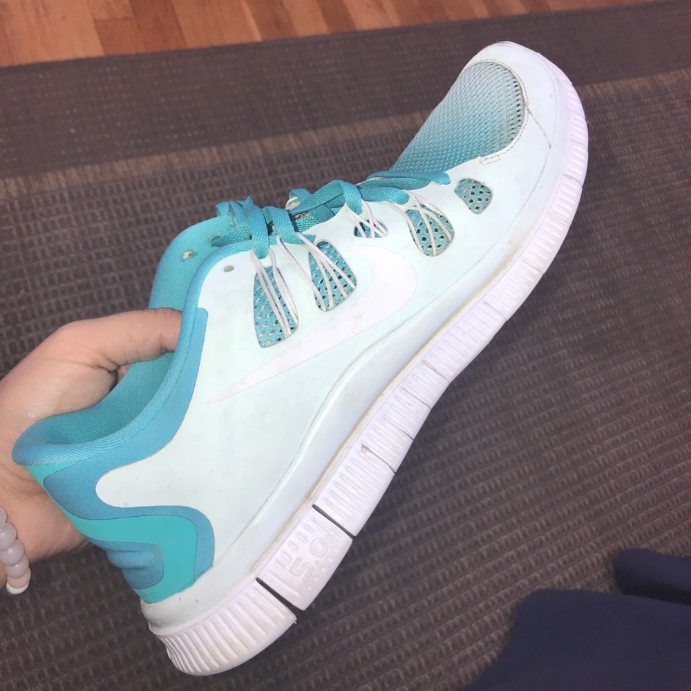 Light Blue Nike Free 5.0 Size 11