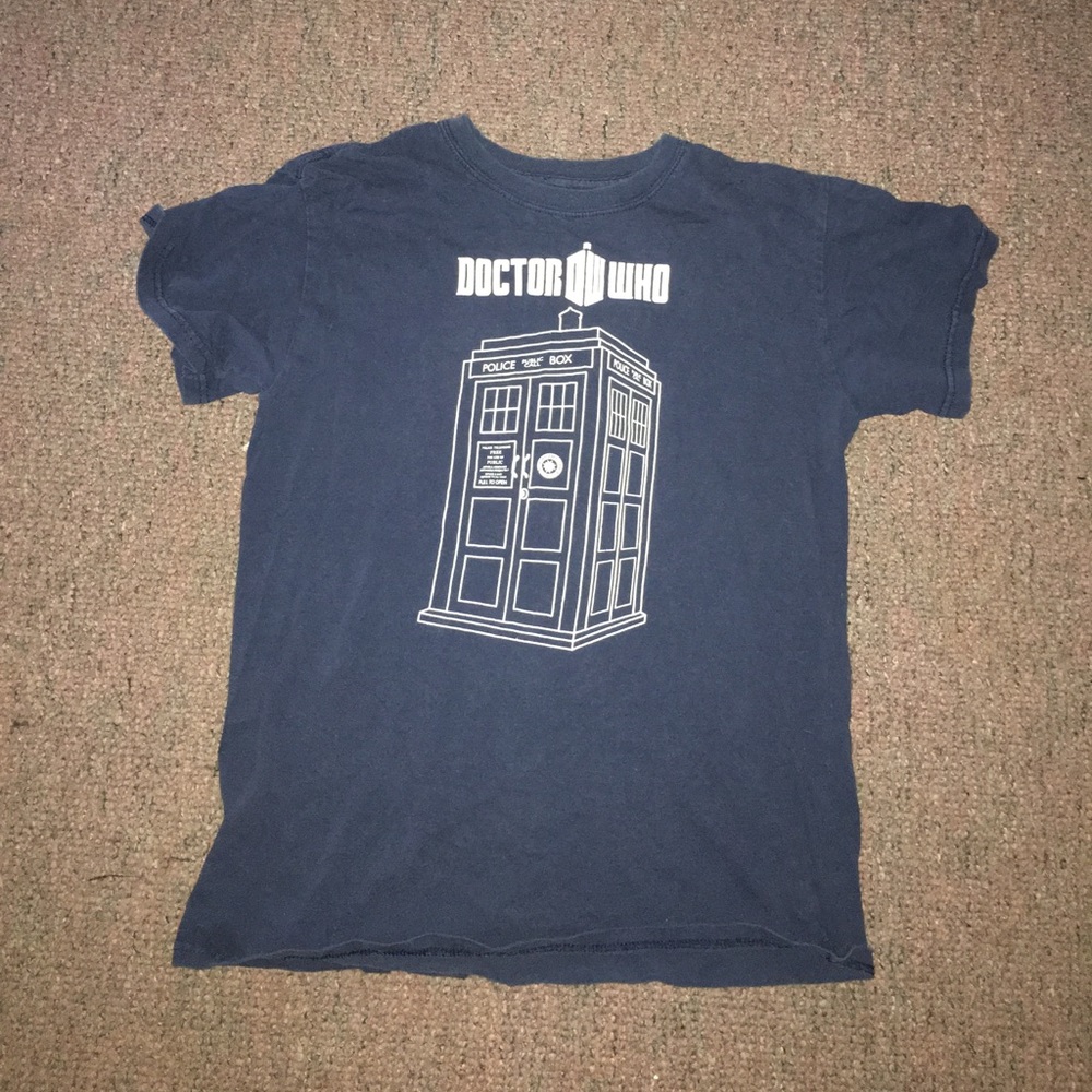 Blue Doctor Who Tee