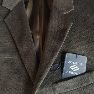 Joseph Abboud Brown Herringbone-ish Pattern Blazer