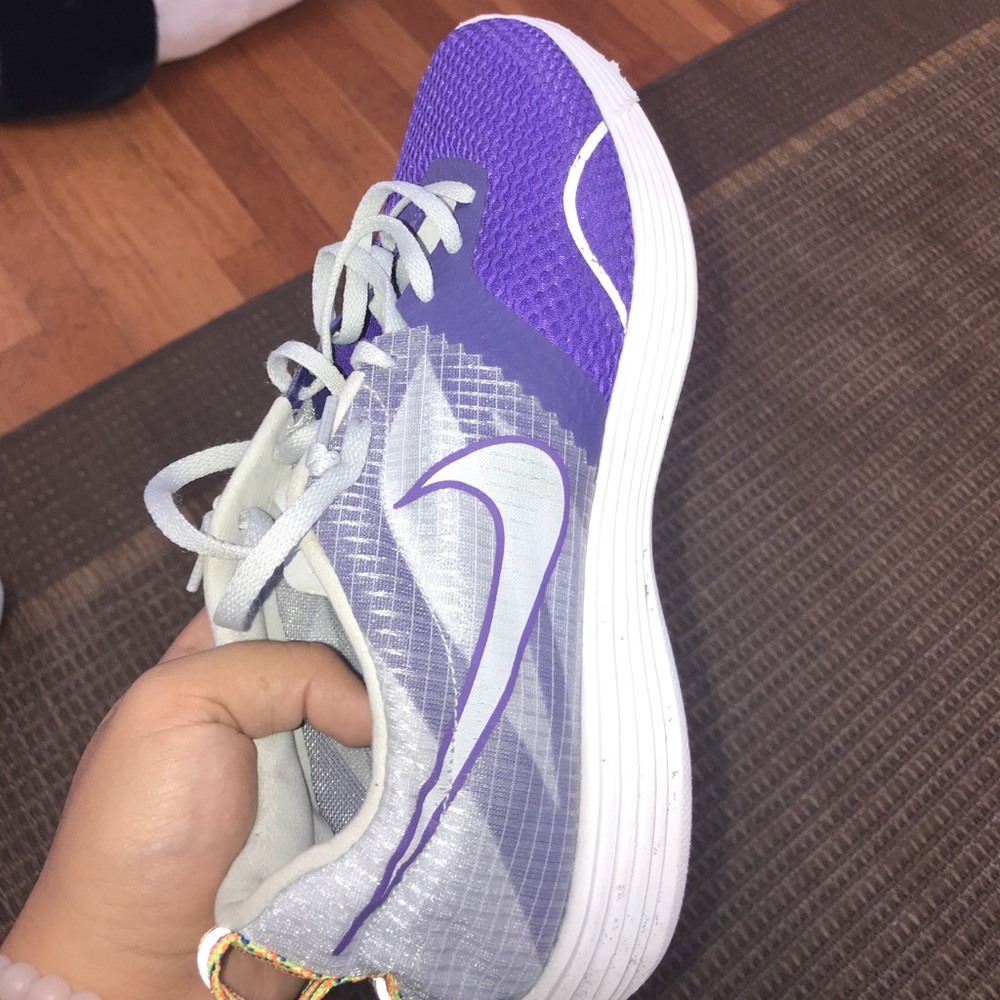 Purple Nike Lunarlon Womens Size 10.5