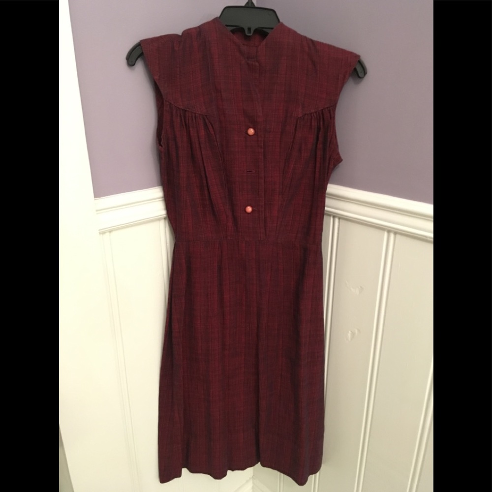 Vintage Handmade Dress - Missing one button
