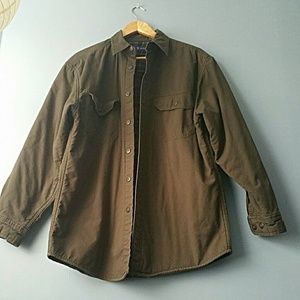 🍁 Men's Fleece Lined Cotton Duck Shirt