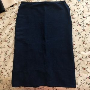 Soft jean midi skirt!
