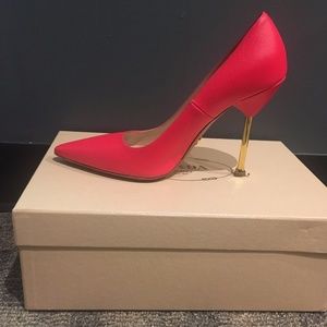 Prada Neon Pink Heels